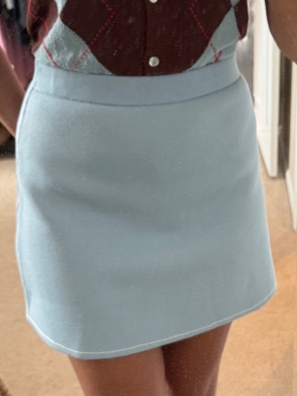 ZARA BLUE SKIRT